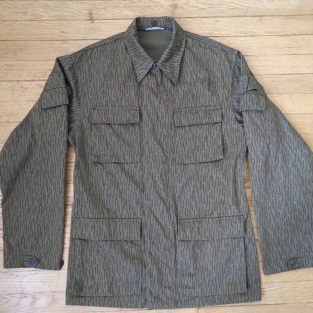 Vintage US M Army Military Camo Camouflage Jacket